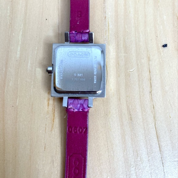 Coach Watch with Genuine Python Band - Picture 4 of 5